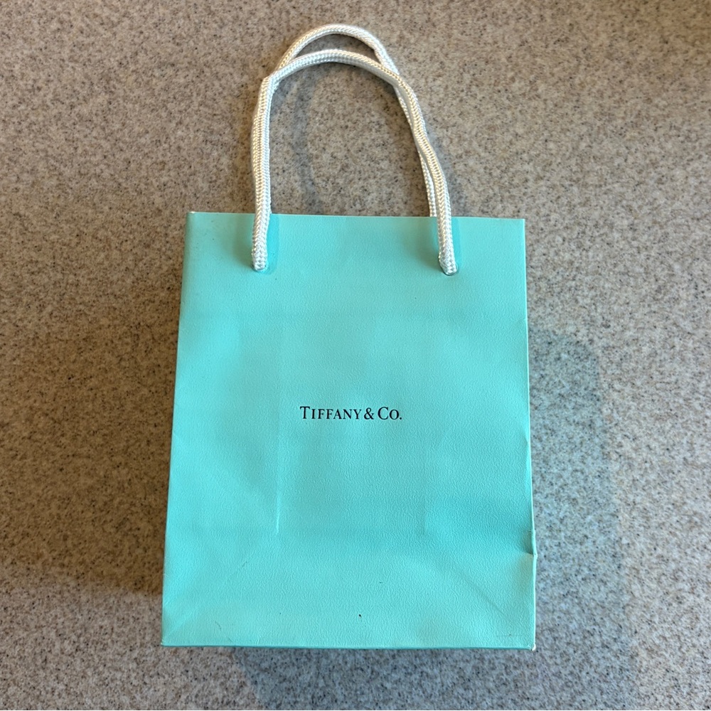 LOT OF 6 Deadstock Vintage Tiffany & Co. Gift Bag 5” x 6” x 3”